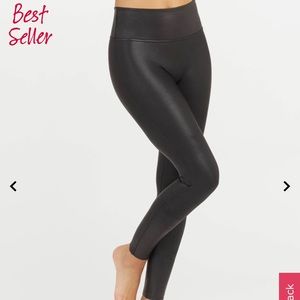 SPANX Faux Leather Leggings